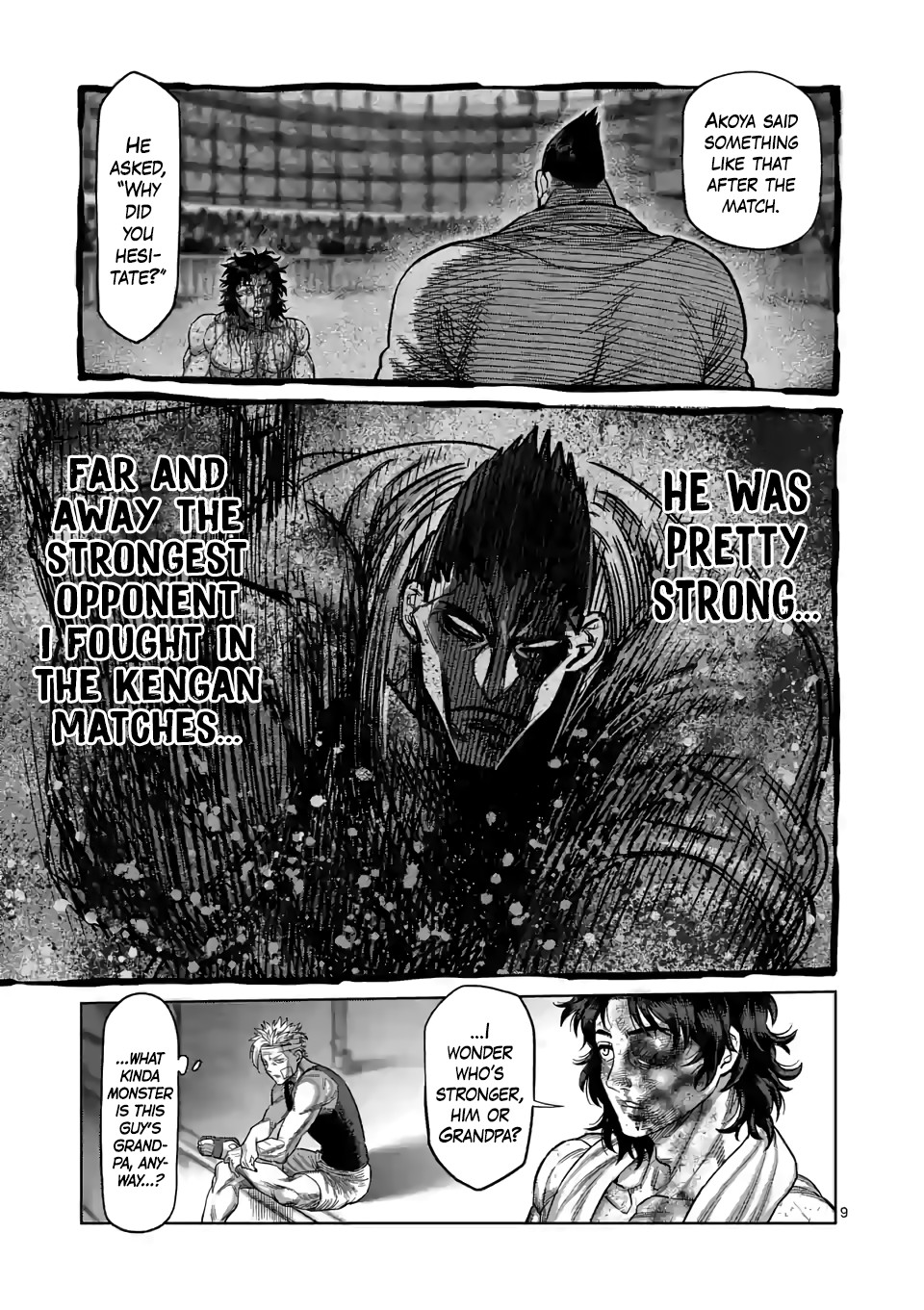 Kengan Omega Chapter 40 page 9 - Chapter 40: Crazy
