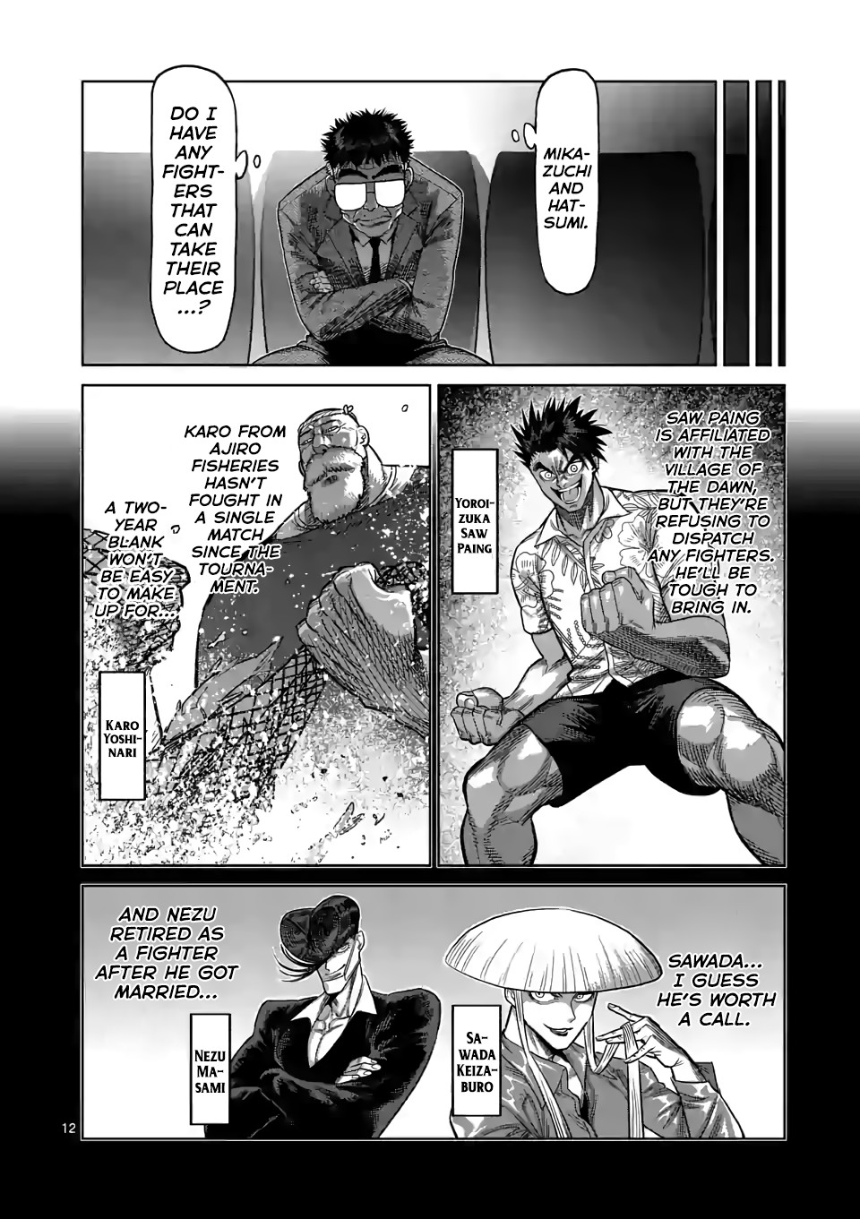 Kengan Omega Chapter 41 page 12 - Chapter 41: Those who Refuse, Those who Gather