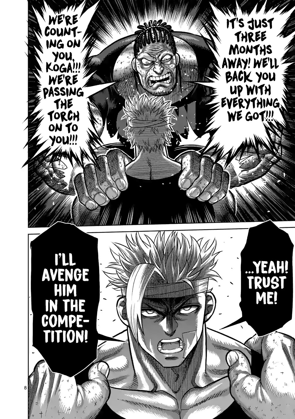 Kengan Omega Chapter 41 page 8 - Chapter 41: Those who Refuse, Those who Gather