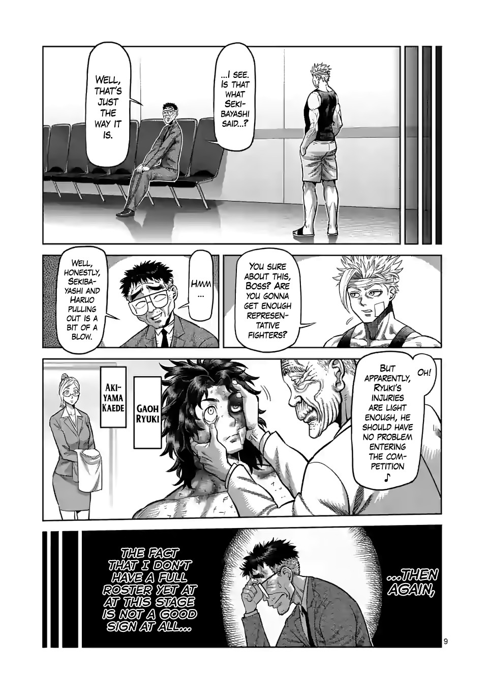Kengan Omega Chapter 41 page 9 - Chapter 41: Those who Refuse, Those who Gather