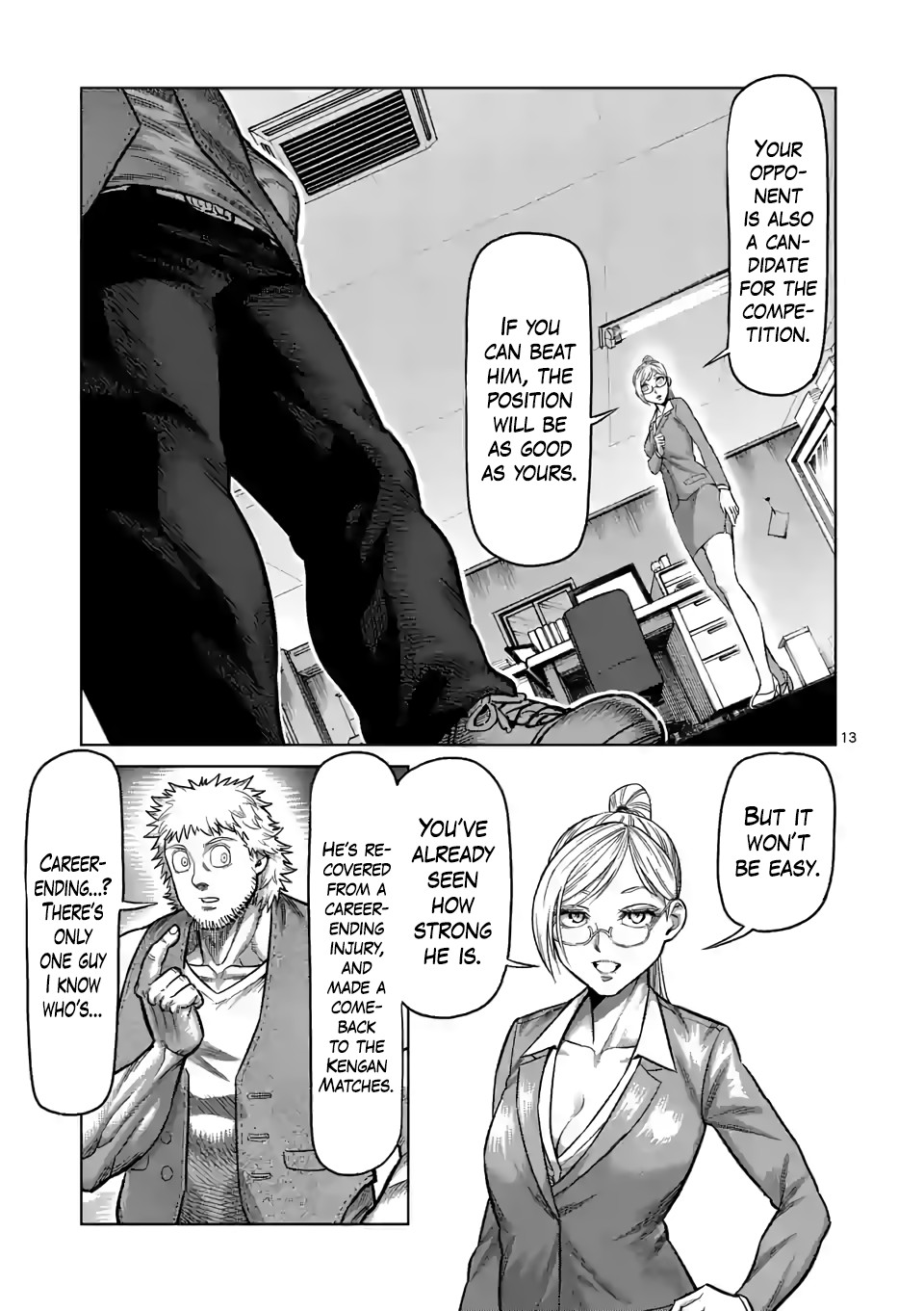 Kengan Omega Chapter 42 page 13 - Chapter 42: The Returner