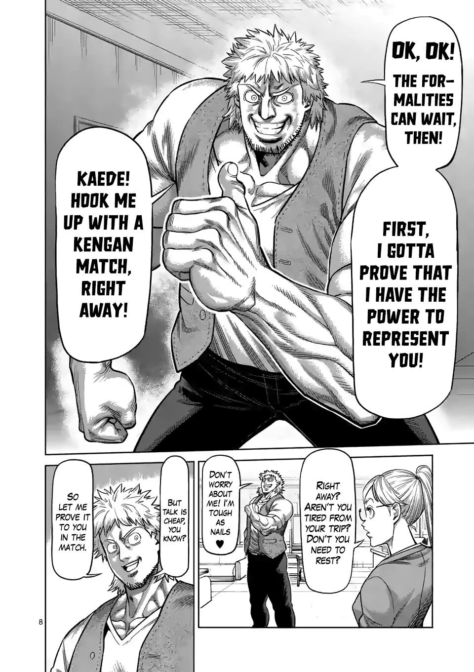 Kengan Omega Chapter 42 page 8 - Chapter 42: The Returner