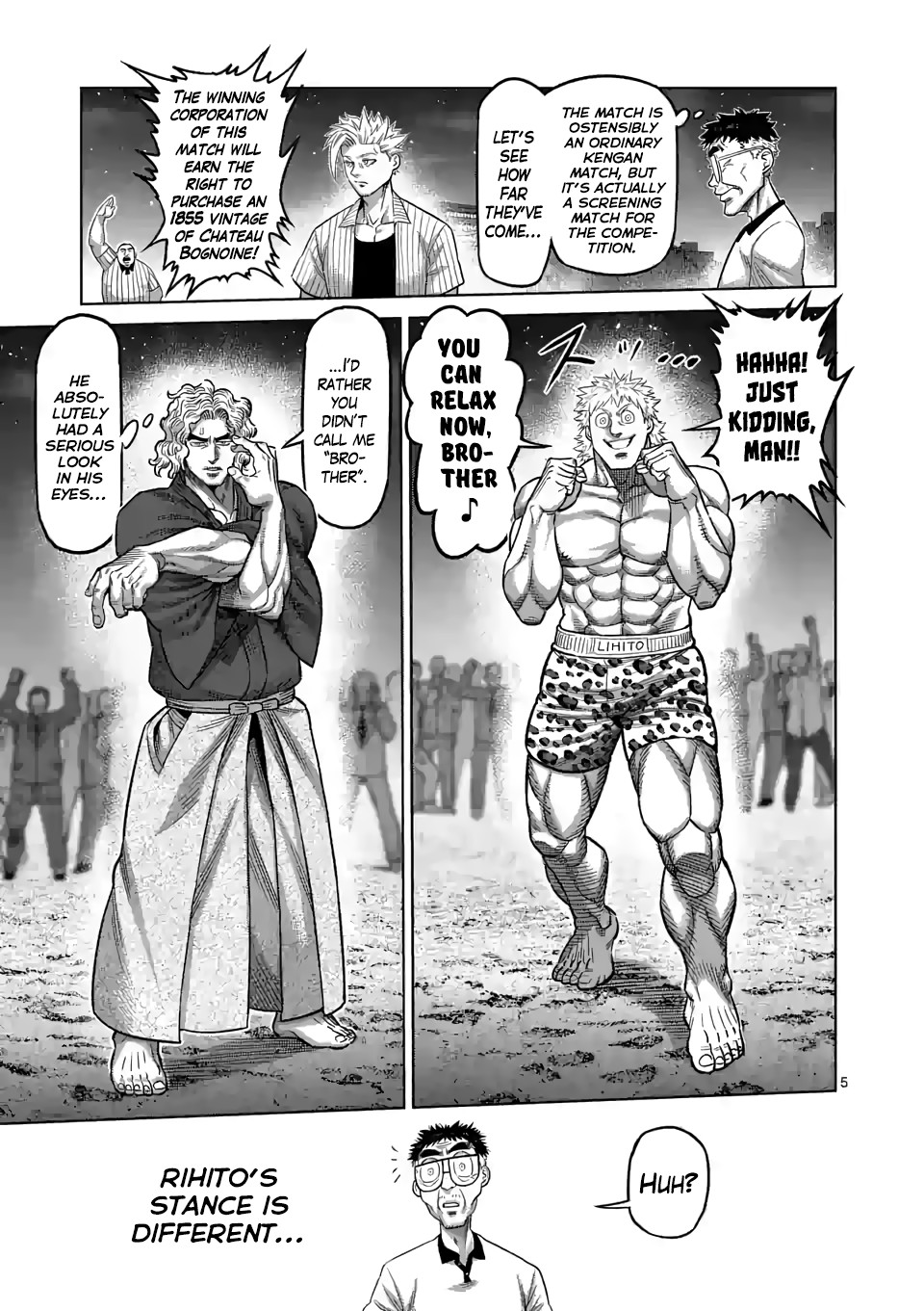 Kengan Omega Chapter 43 page 4 - Chapter 43: Mokichi vs. Rihito