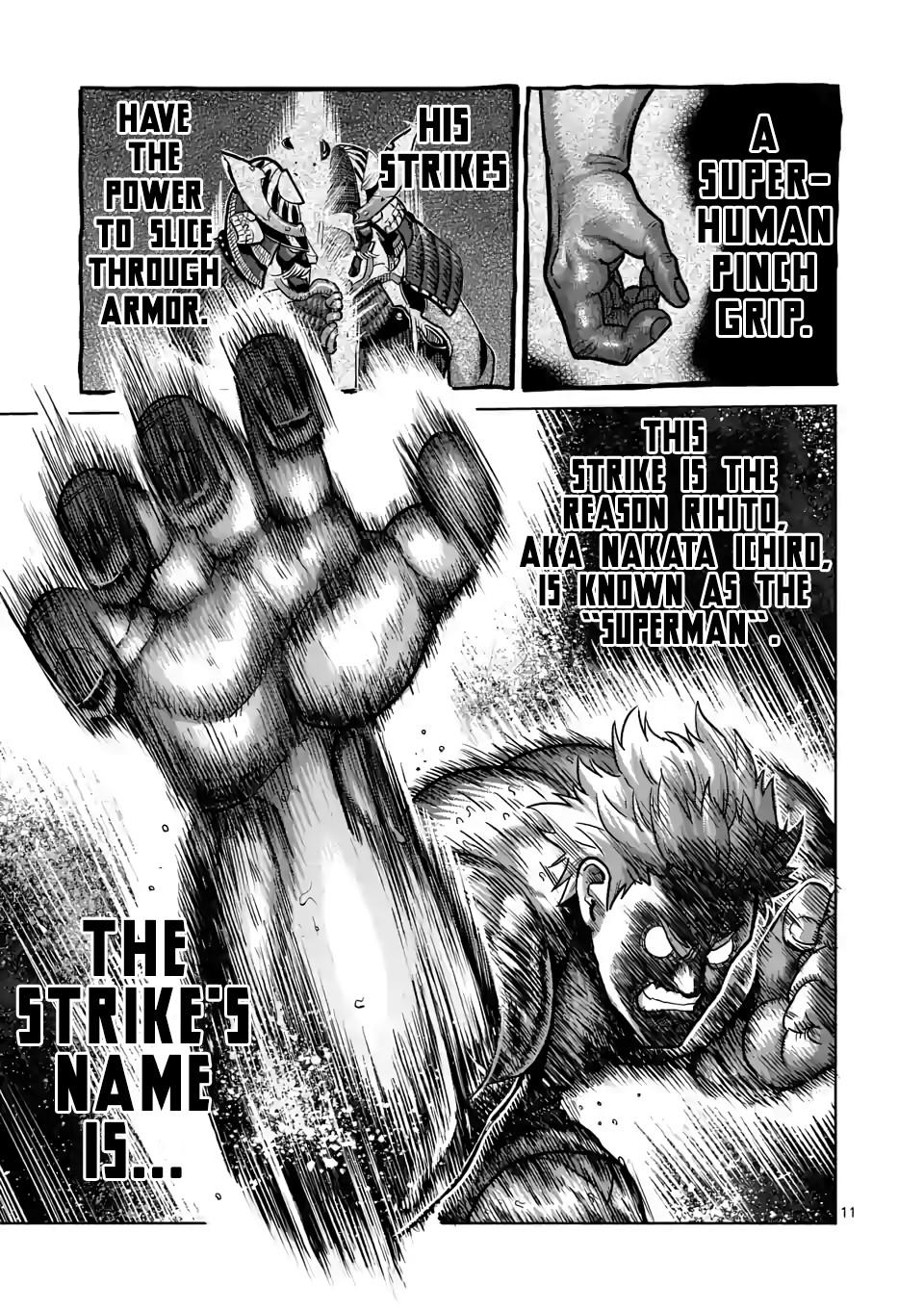 Kengan Omega Chapter 44 page 11 - Chapter 44: The Lion Cub Howls