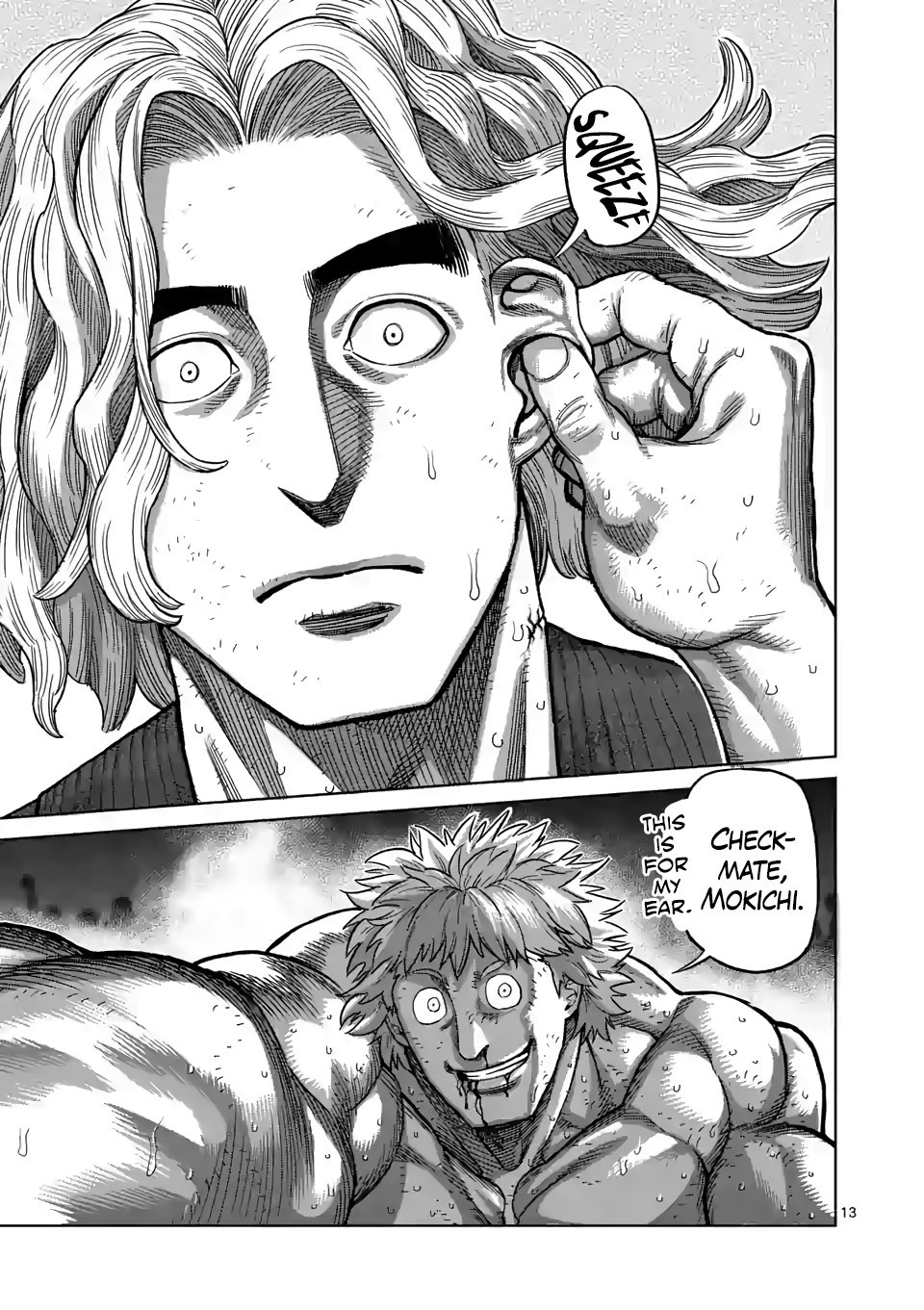 Kengan Omega Chapter 44 page 13 - Chapter 44: The Lion Cub Howls