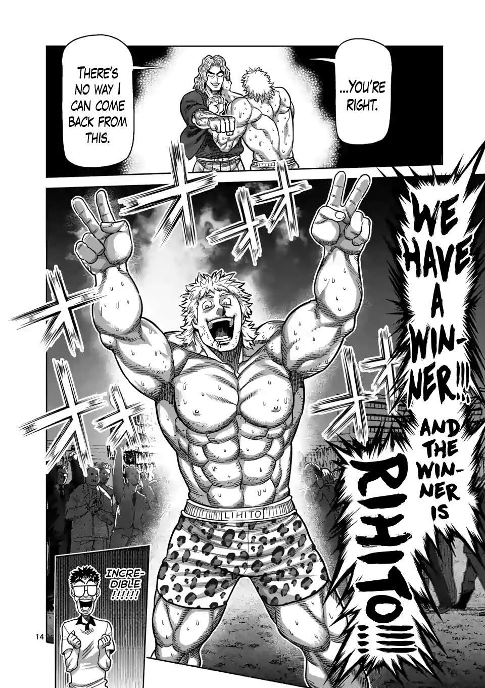 Kengan Omega Chapter 44 page 14 - Chapter 44: The Lion Cub Howls