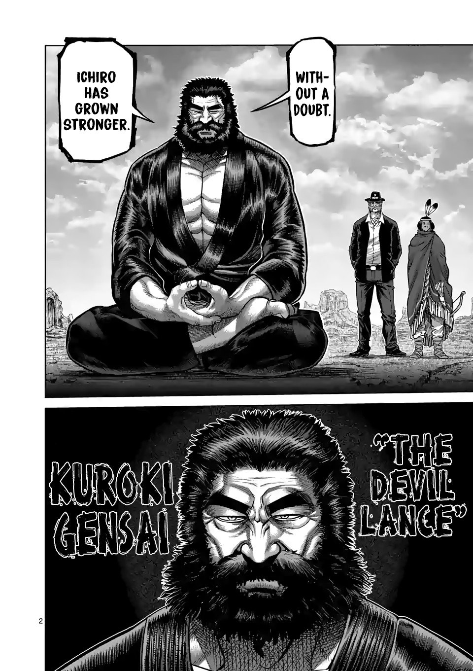 Kengan Omega Chapter 44 page 2 - Chapter 44: The Lion Cub Howls