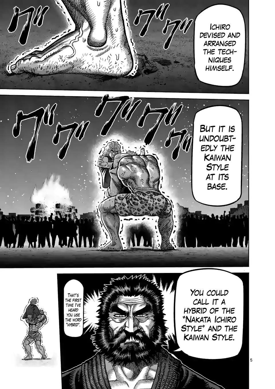 Kengan Omega Chapter 44 page 5 - Chapter 44: The Lion Cub Howls