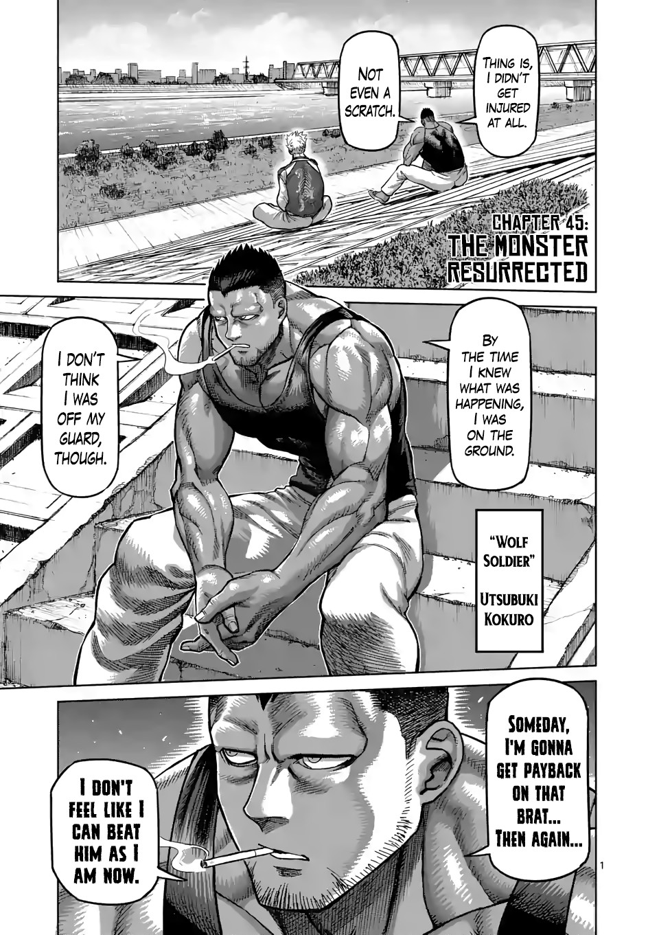 Kengan Omega Chapter 45 page 1 - Chapter 45: The Monster Resurrected