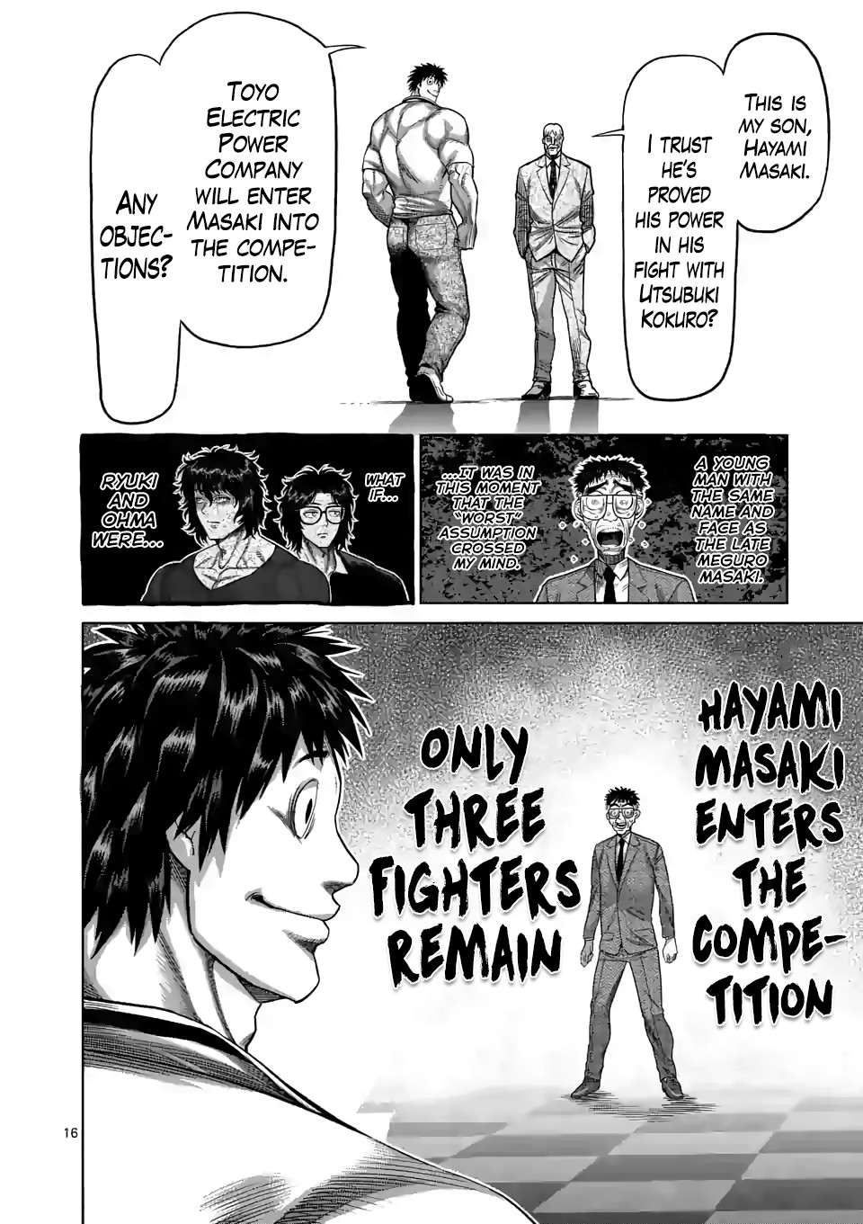 Kengan Omega Chapter 45 page 16 - Chapter 45: The Monster Resurrected