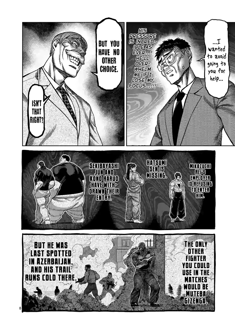 Kengan Omega Chapter 45 page 8 - Chapter 45: The Monster Resurrected
