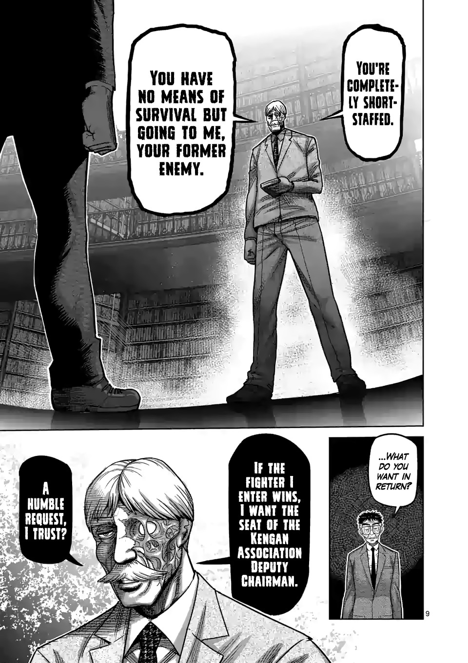 Kengan Omega Chapter 45 page 9 - Chapter 45: The Monster Resurrected