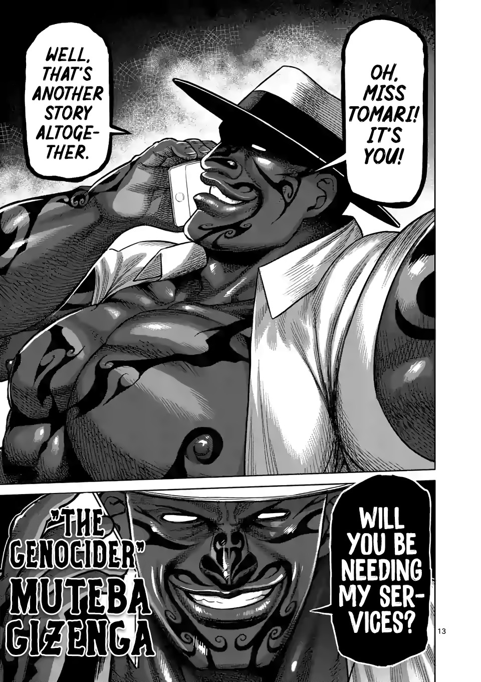Kengan Omega Chapter 46 page 13 - Chapter 46: Kazuo's Misgivings