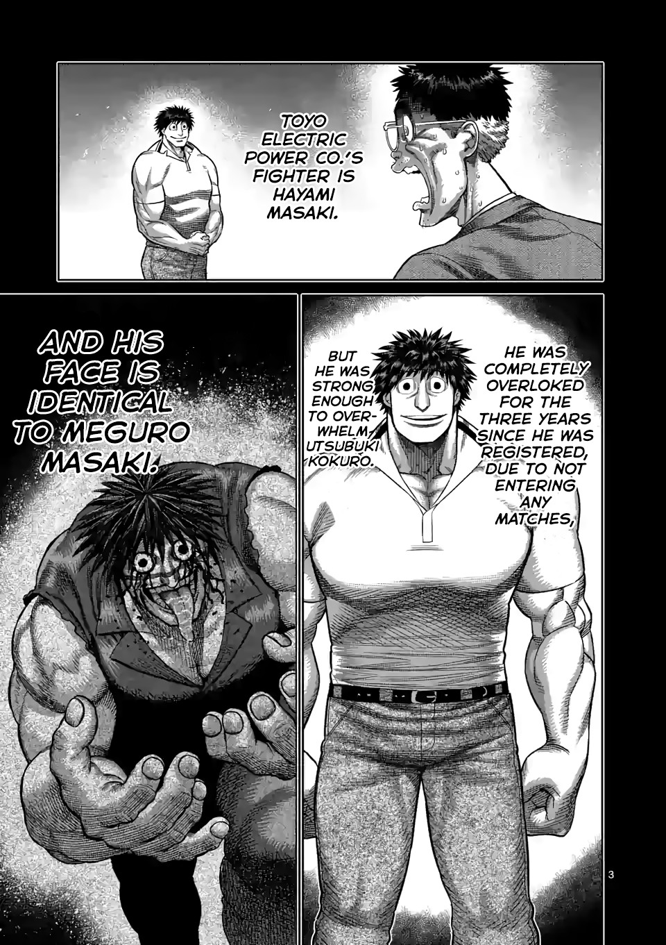 Kengan Omega Chapter 46 page 3 - Chapter 46: Kazuo's Misgivings