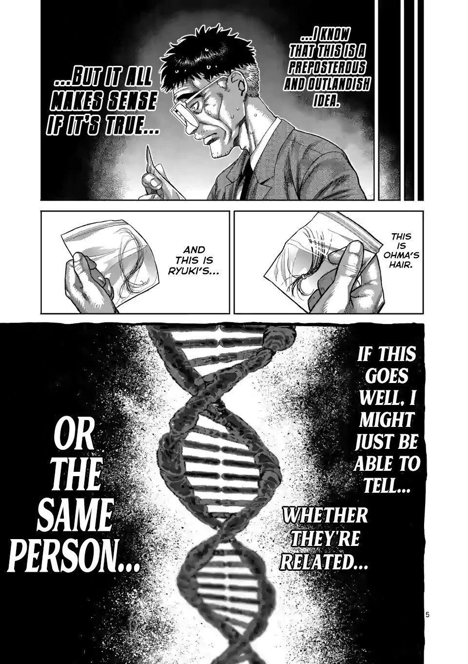 Kengan Omega Chapter 46 page 5 - Chapter 46: Kazuo's Misgivings