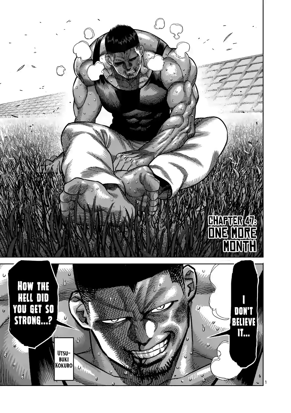 Kengan Omega Chapter 47 page 1 - Chapter 47: One More Month