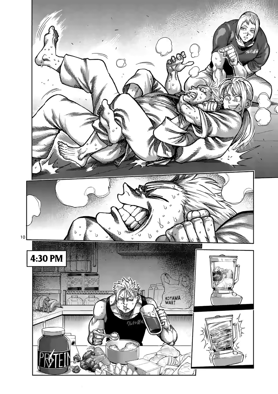 Kengan Omega Chapter 47 page 10 - Chapter 47: One More Month