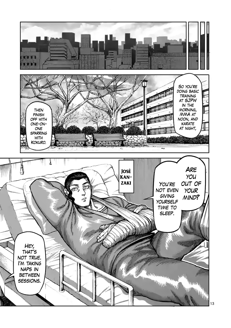 Kengan Omega Chapter 47 page 13 - Chapter 47: One More Month