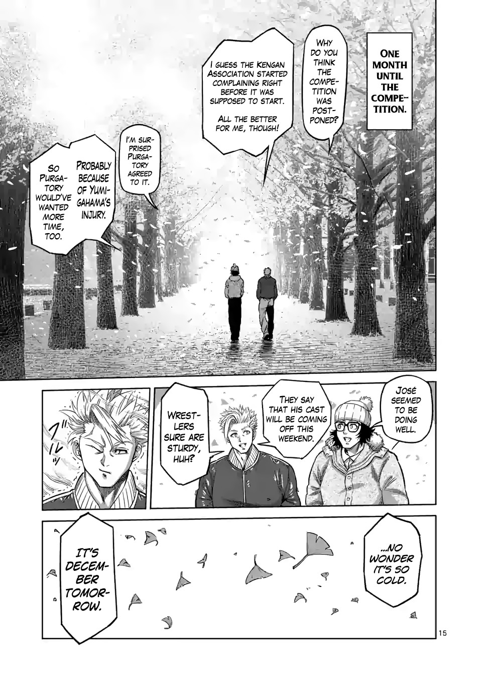 Kengan Omega Chapter 47 page 15 - Chapter 47: One More Month