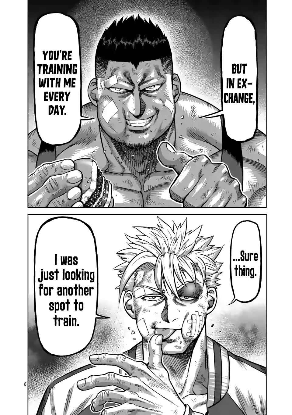 Kengan Omega Chapter 47 page 6 - Chapter 47: One More Month