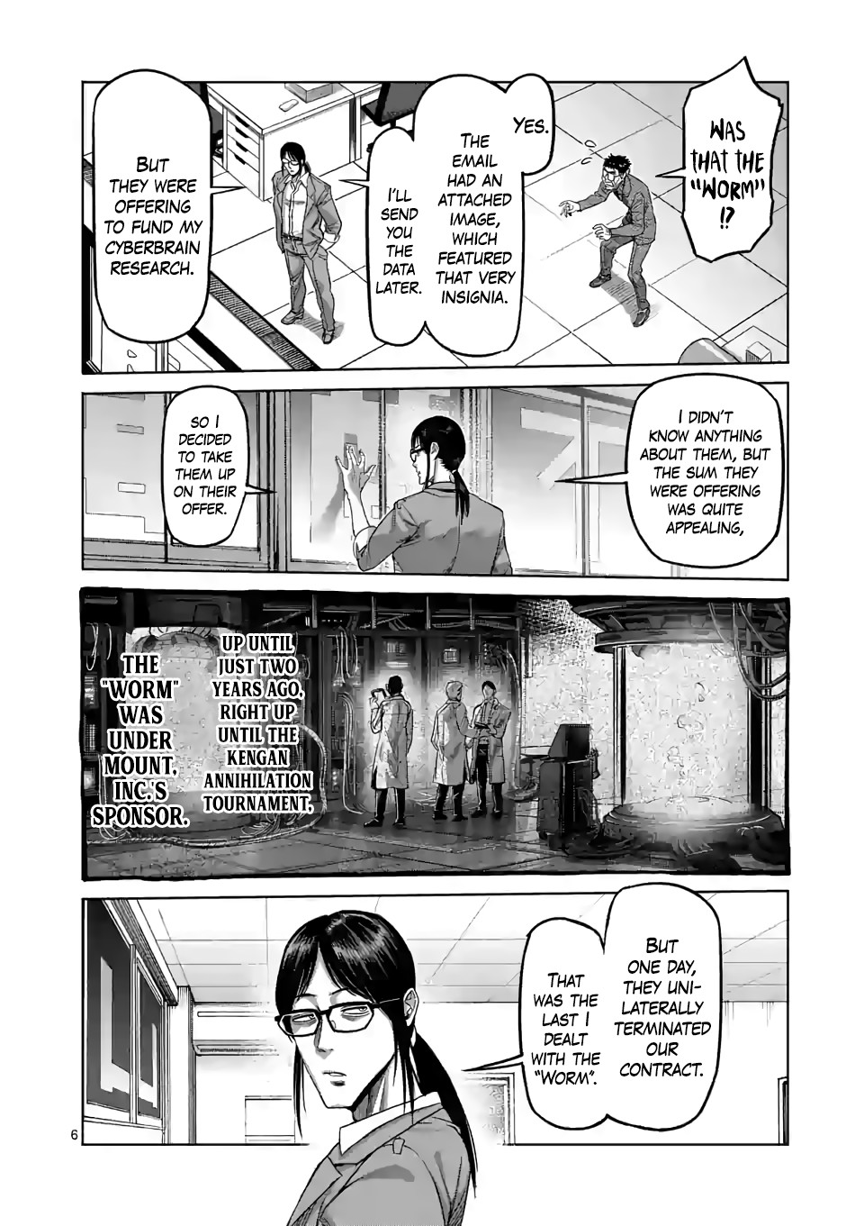 Kengan Omega Chapter 48 page 6 - Chapter 48: Connecting