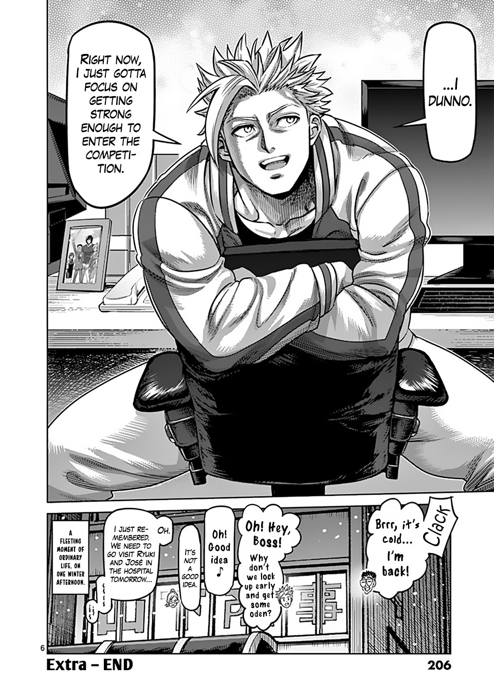 Kengan Omega Chapter 49.5 page 6 - Chapter 49.5: One Winter Afternoon