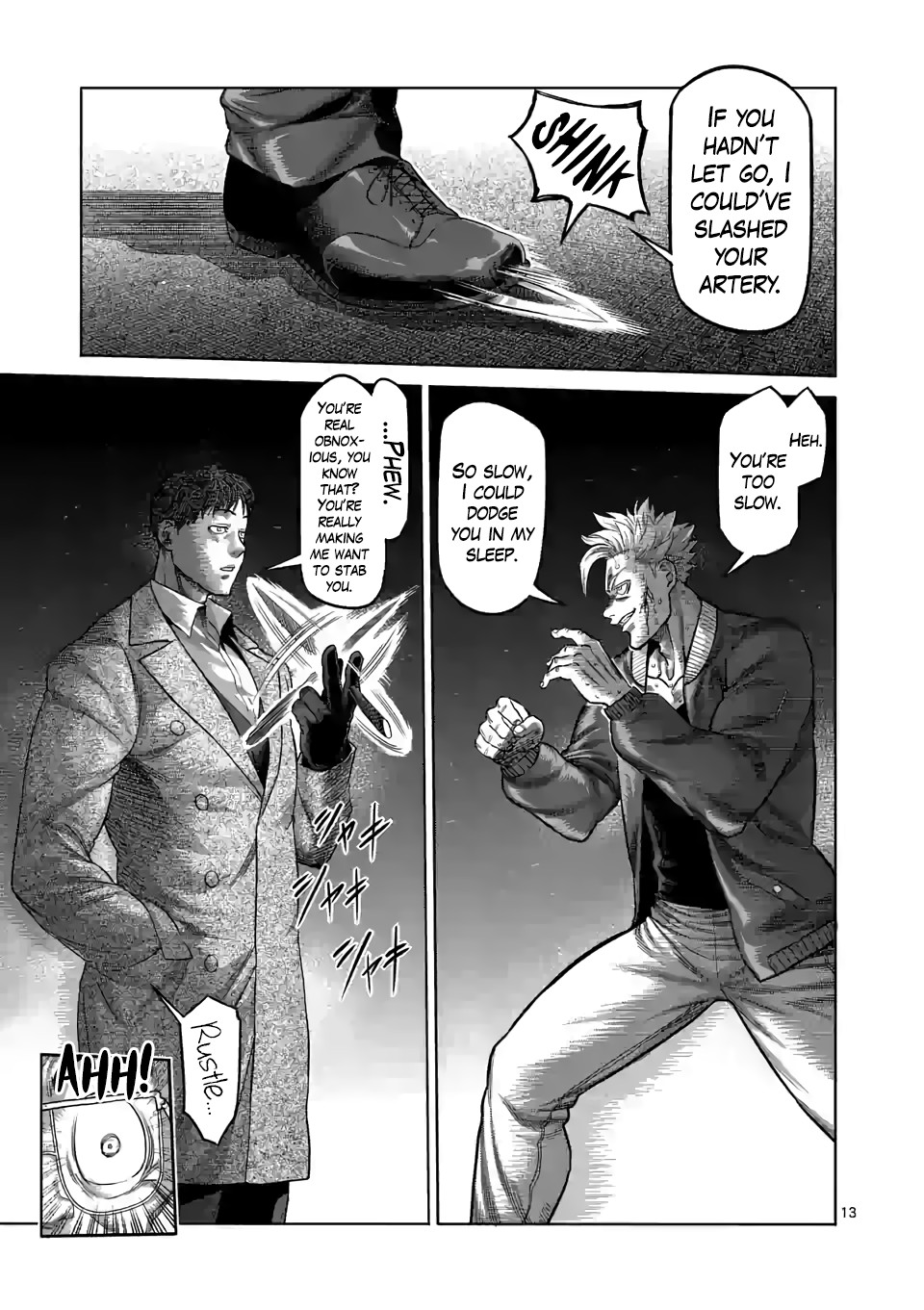Kengan Omega Chapter 49 page 13 - Chapter 49: Vs. Worm