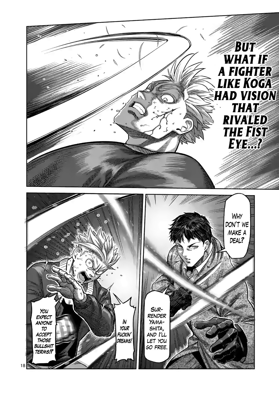 Kengan Omega Chapter 49 page 18 - Chapter 49: Vs. Worm