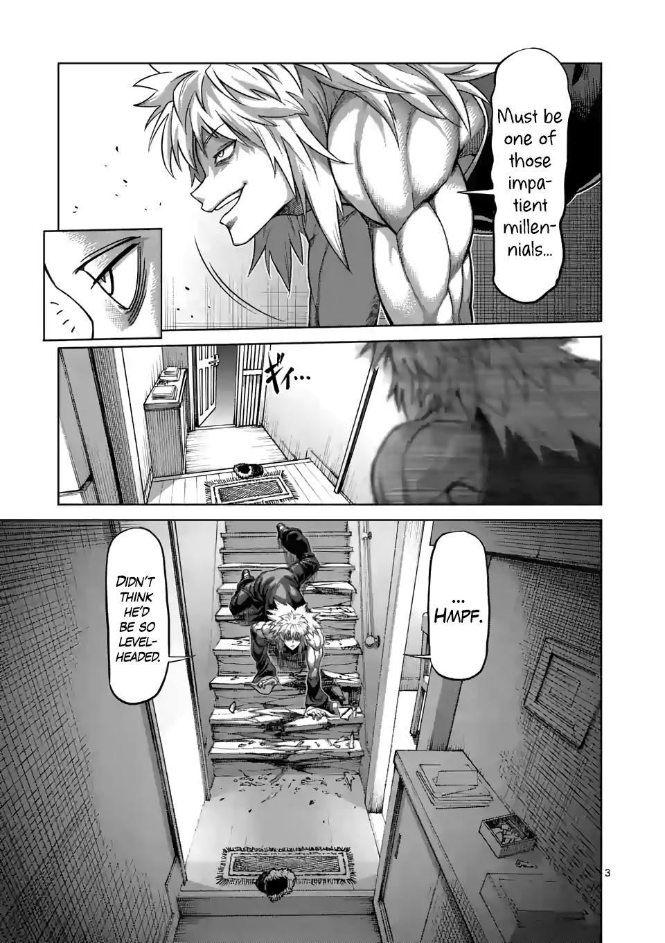 Kengan Omega Chapter 49 page 3 - Chapter 49: Vs. Worm