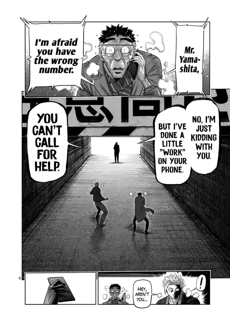 Kengan Omega Chapter 49 page 6 - Chapter 49: Vs. Worm