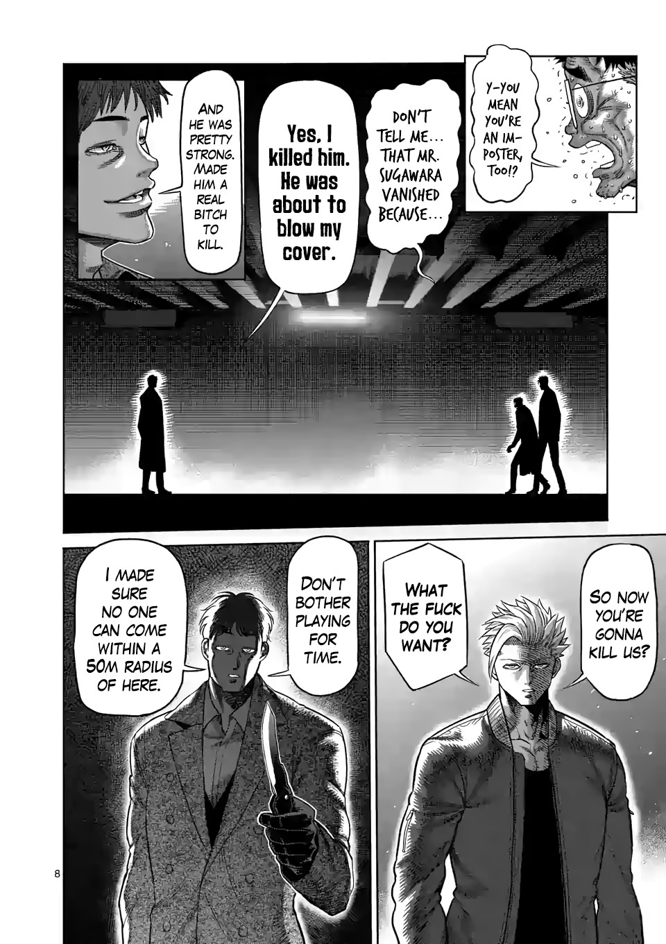 Kengan Omega Chapter 49 page 8 - Chapter 49: Vs. Worm