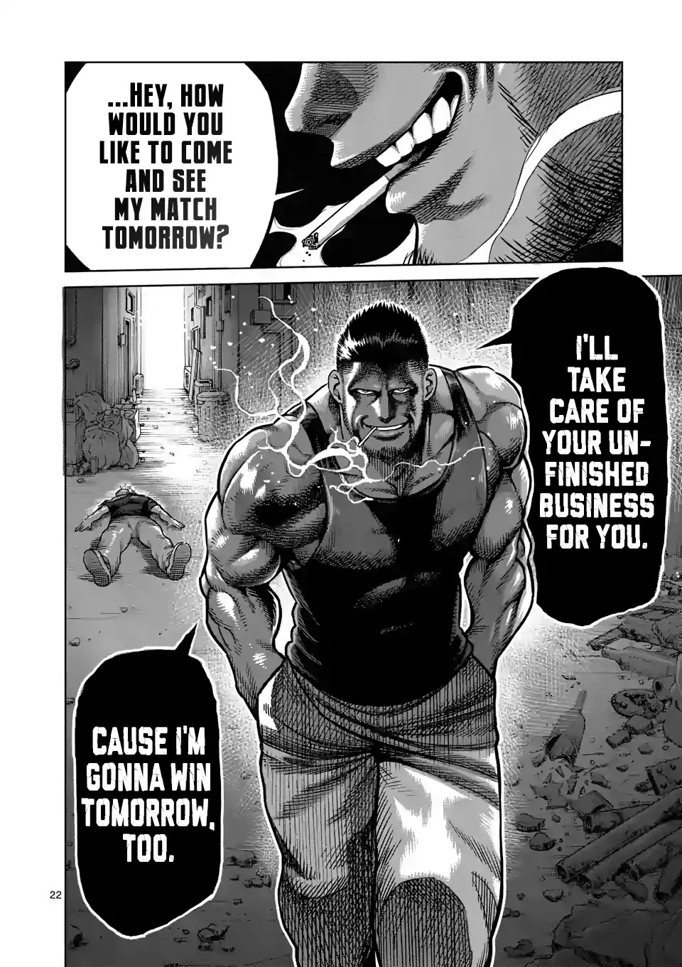 Kengan Omega Chapter 5 page 22 - Chapter 5: vs. Kokuro