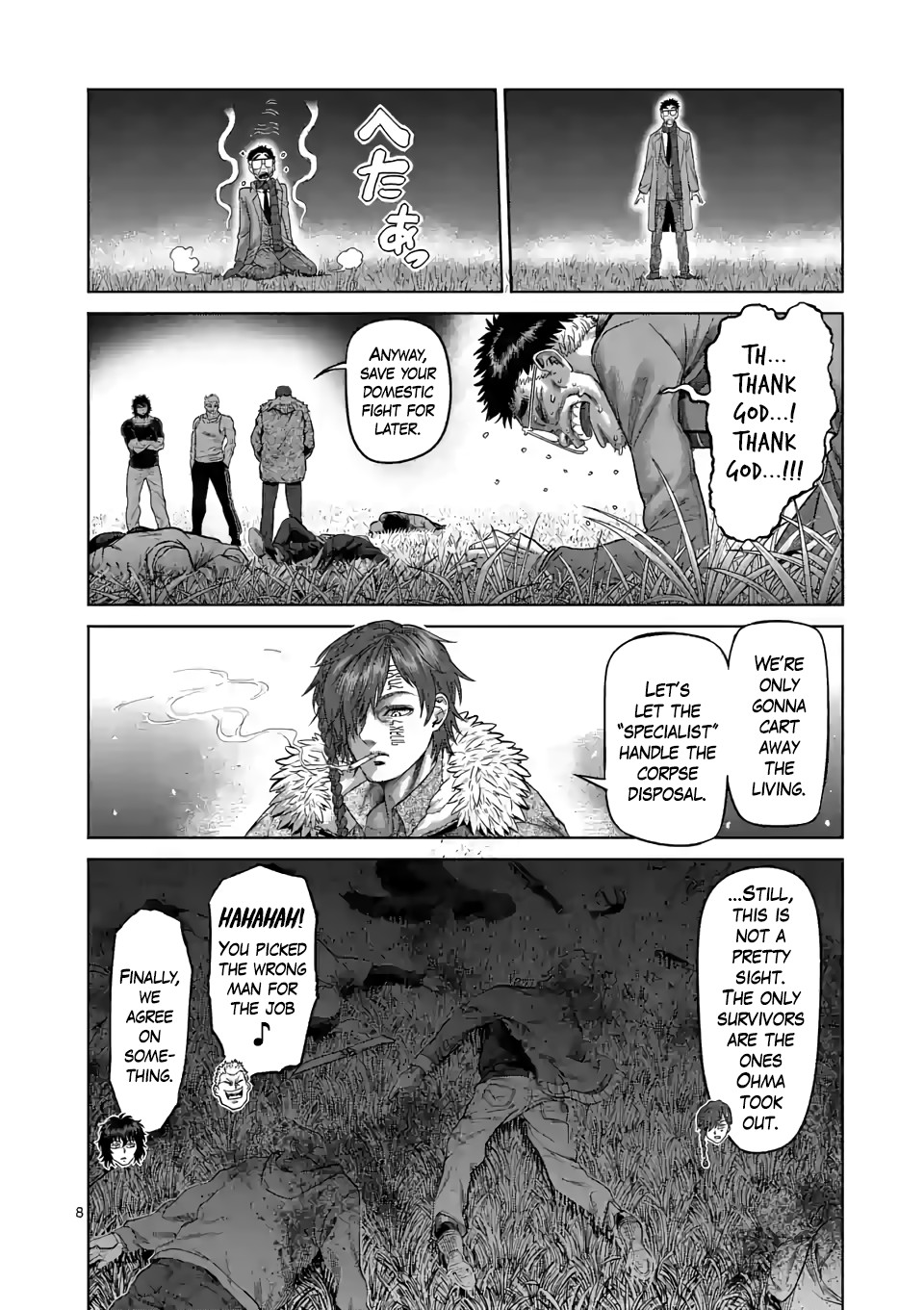 Kengan Omega Chapter 52 page 8 - Chapter 52: After the Battle
