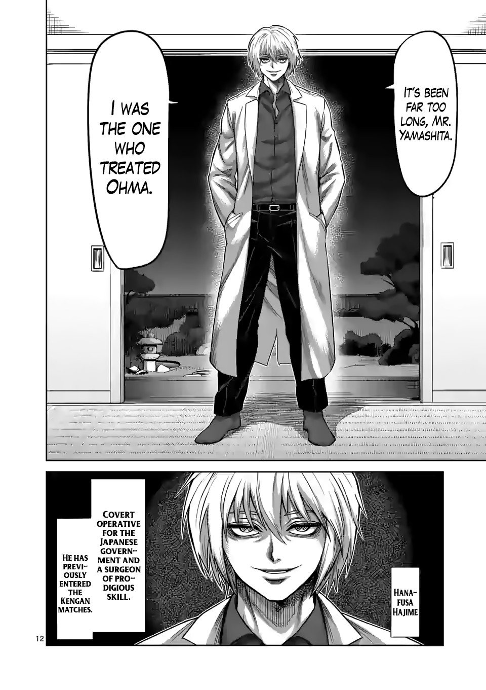 Kengan Omega Chapter 53 page 12 - Chapter 53: To the Village