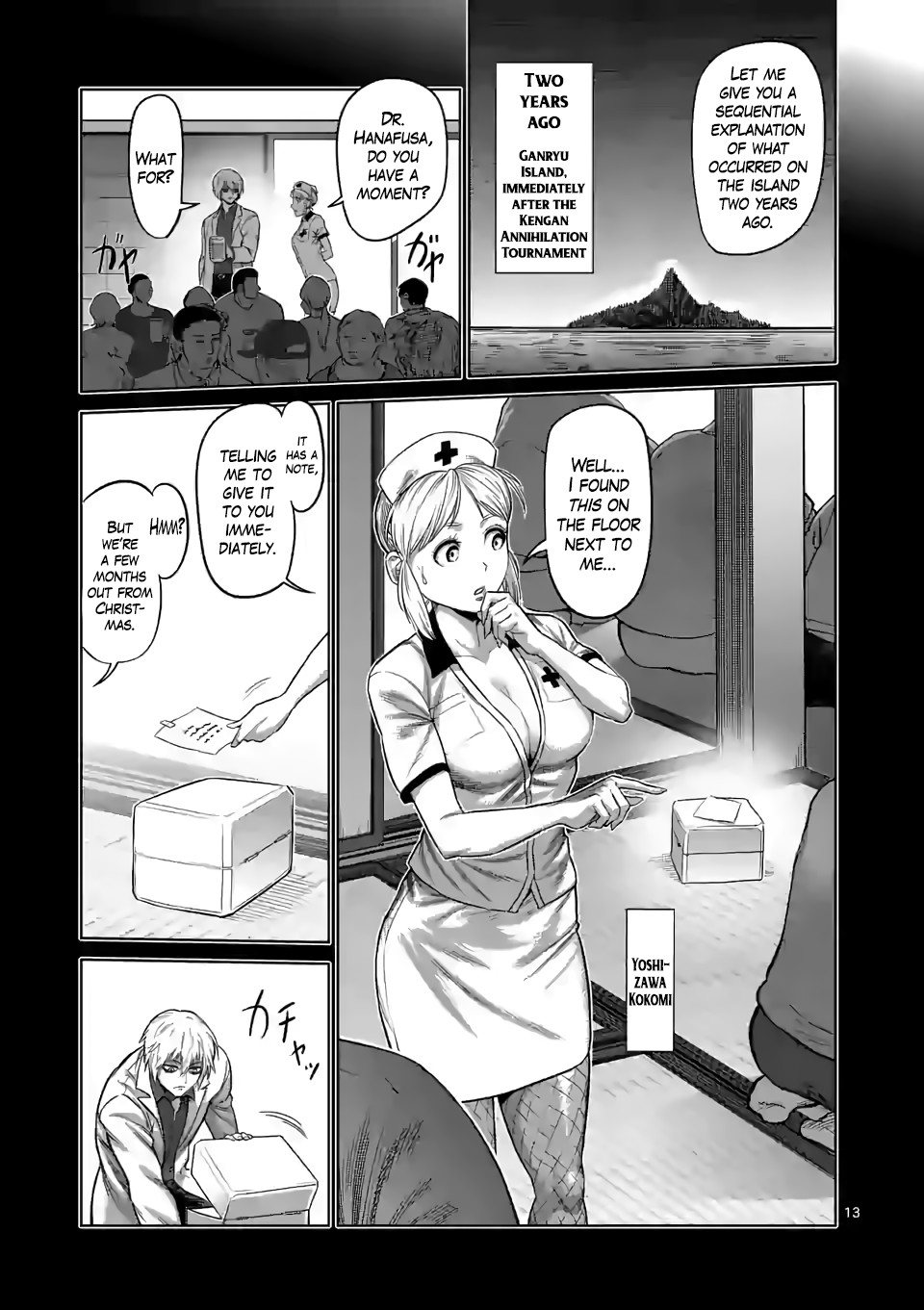 Kengan Omega Chapter 53 page 13 - Chapter 53: To the Village