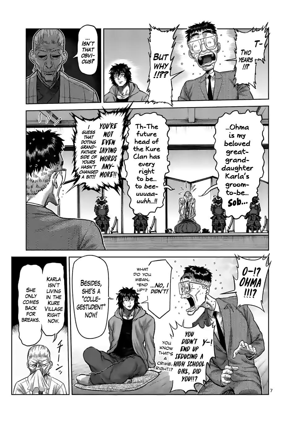 Kengan Omega Chapter 53 page 7 - Chapter 53: To the Village