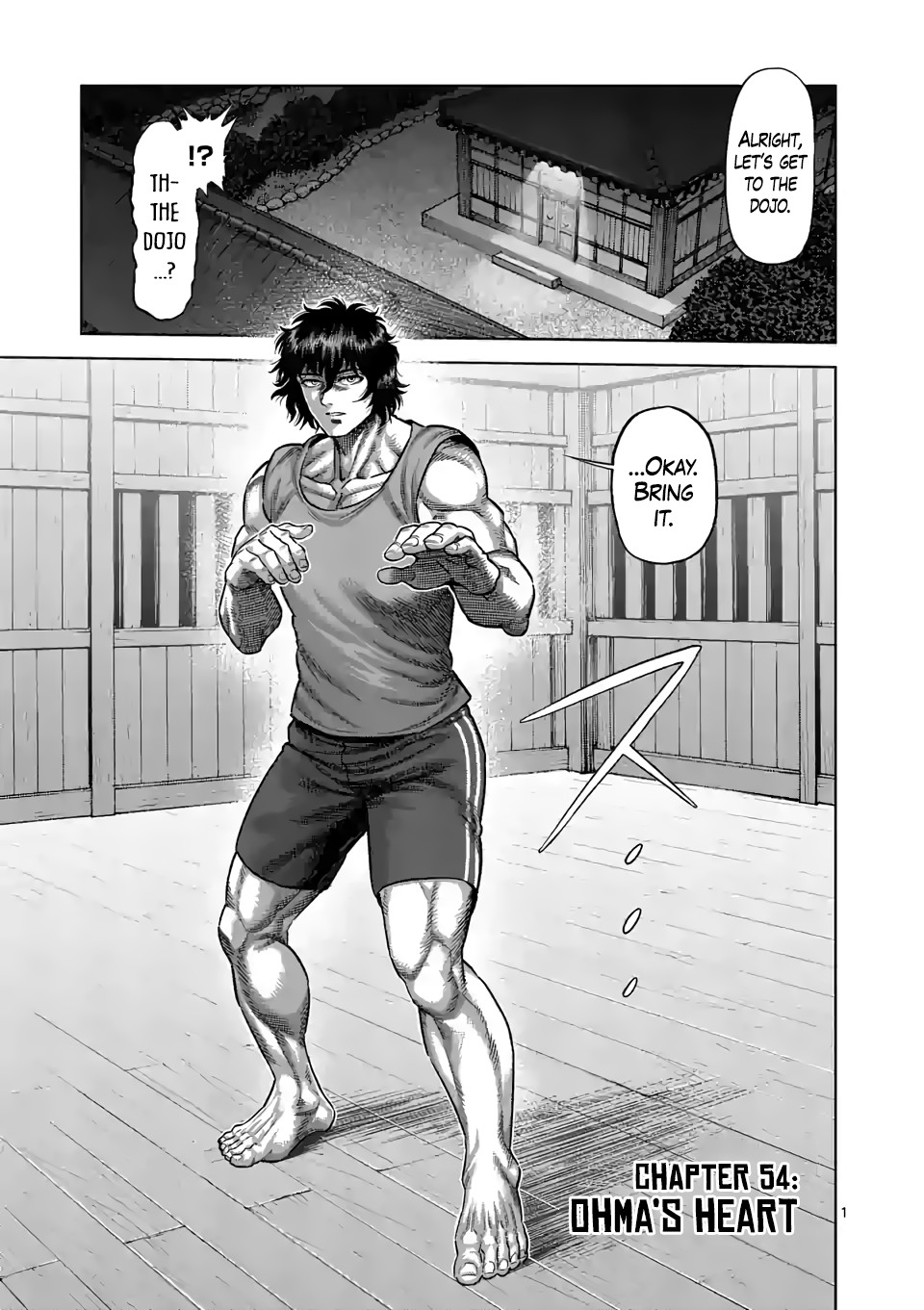 Kengan Omega Chapter 54 page 1 - Chapter 54: Ohma's Heart