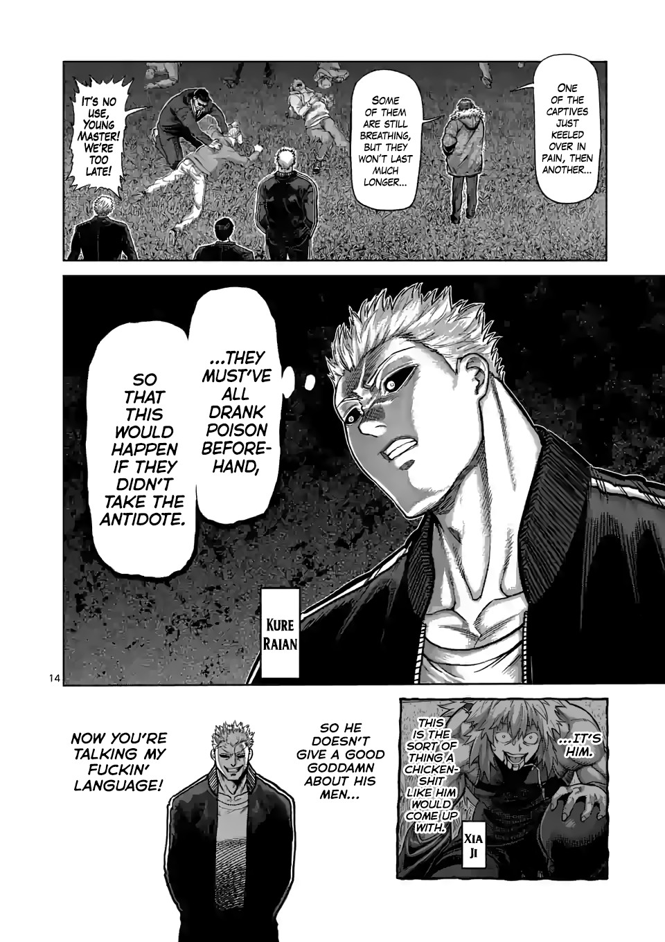 Kengan Omega Chapter 54 page 14 - Chapter 54: Ohma's Heart