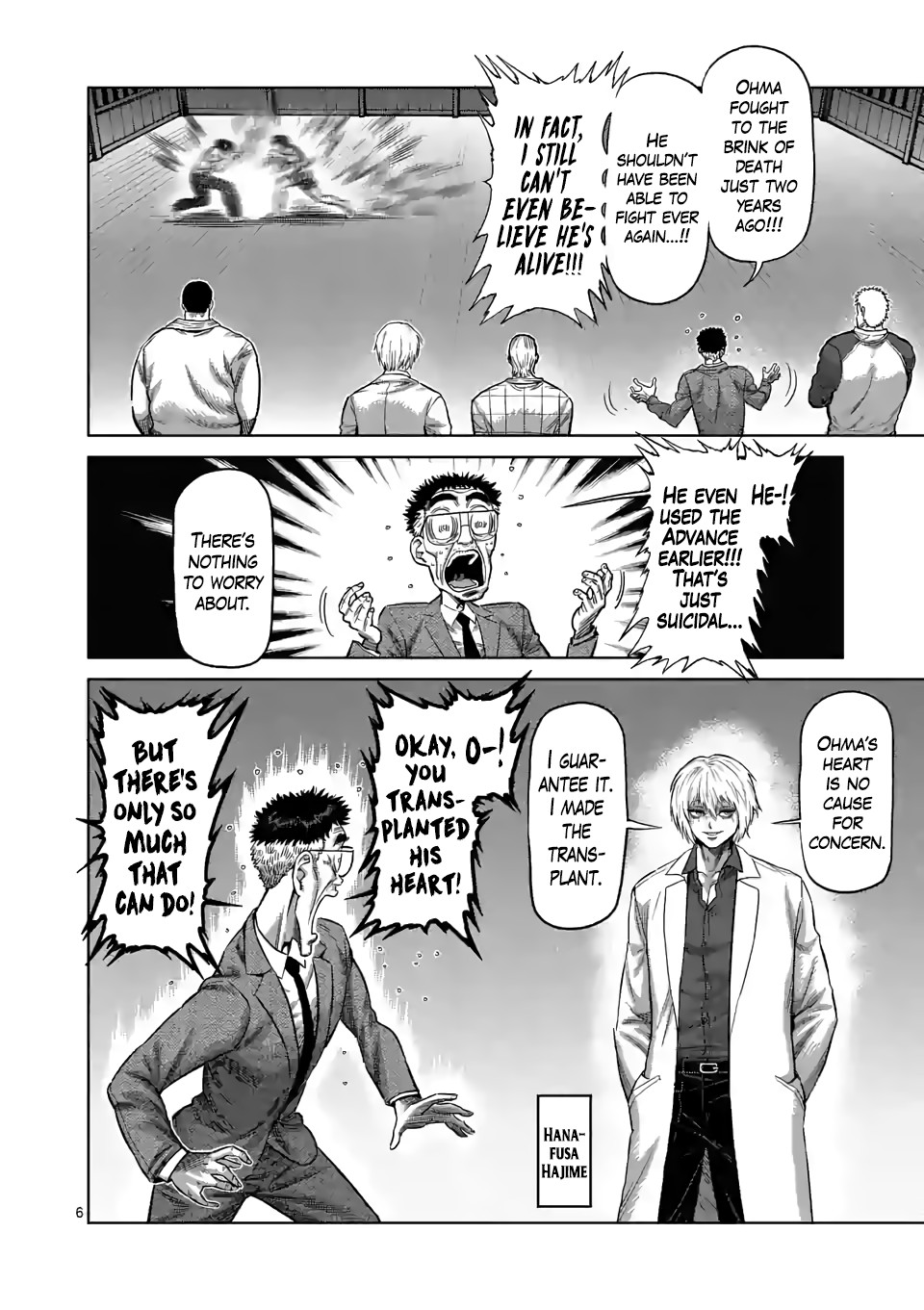 Kengan Omega Chapter 54 page 6 - Chapter 54: Ohma's Heart