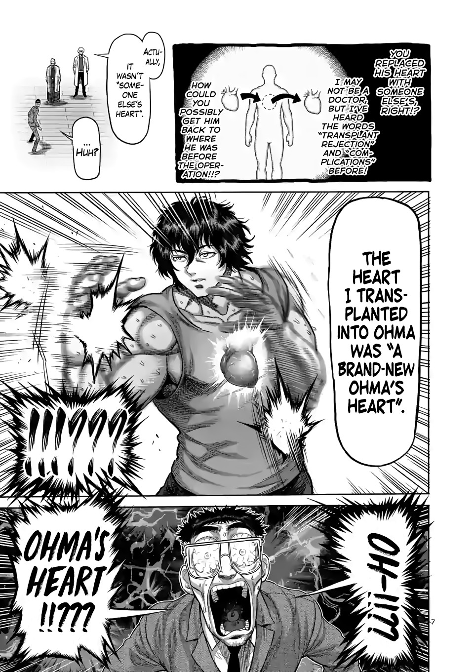 Kengan Omega Chapter 54 page 7 - Chapter 54: Ohma's Heart