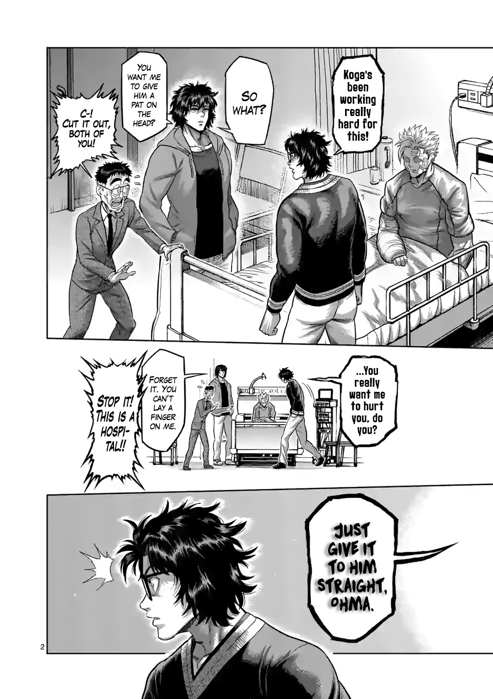 Kengan Omega Chapter 56 page 2 - Chapter 56: The Representatives Finalized