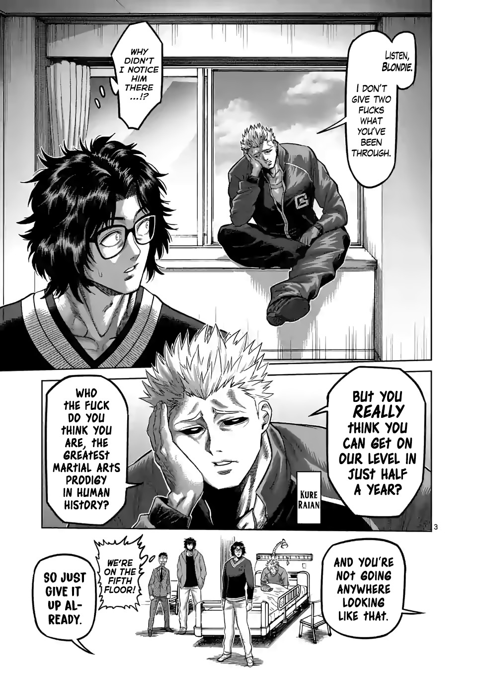 Kengan Omega Chapter 56 page 3 - Chapter 56: The Representatives Finalized