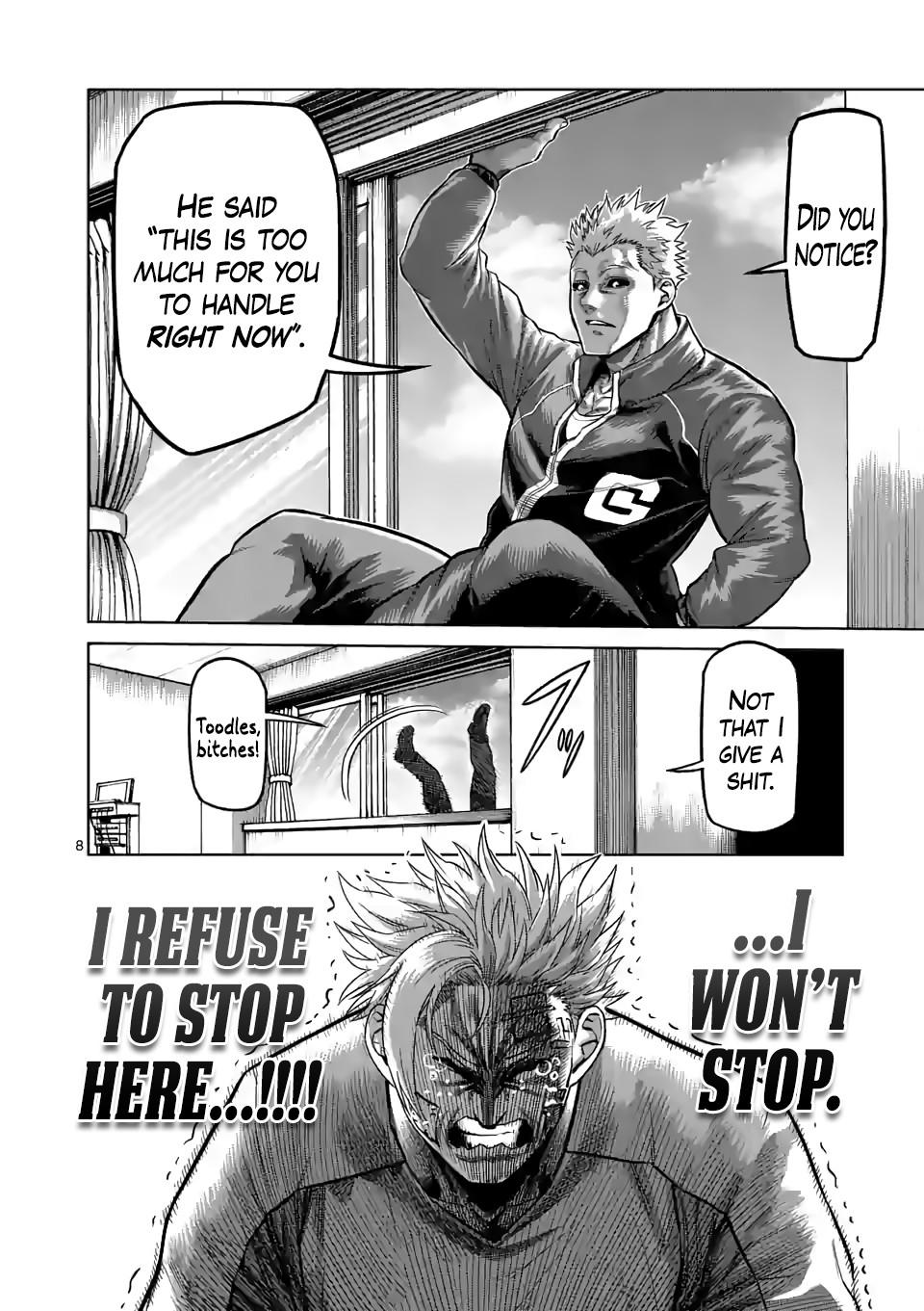Kengan Omega Chapter 56 page 8 - Chapter 56: The Representatives Finalized
