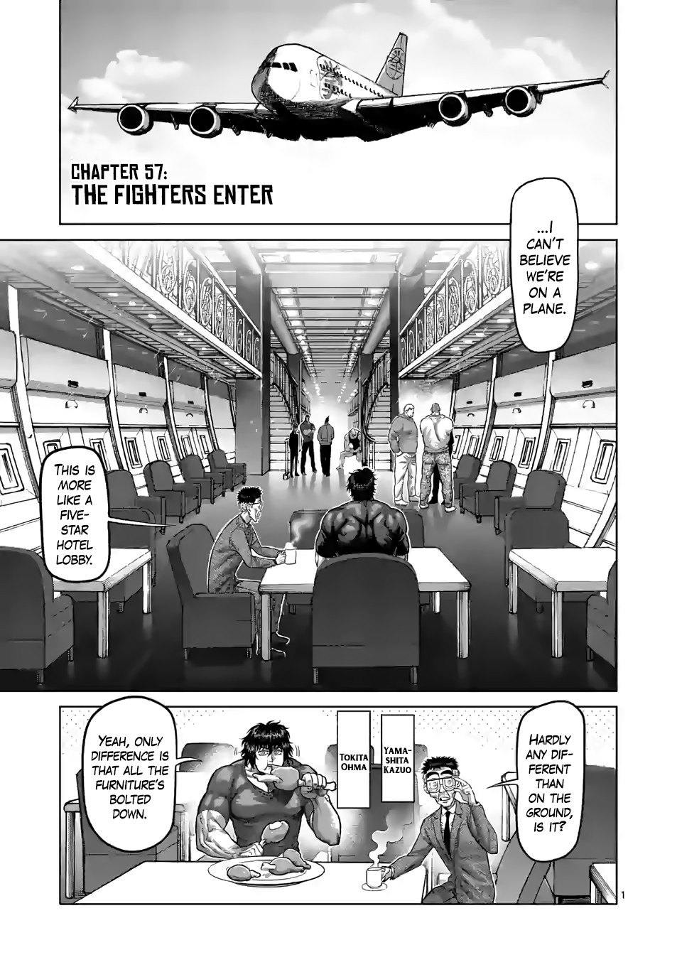 Kengan Omega Chapter 57 page 1 - Chapter 57: The Fighters Enter