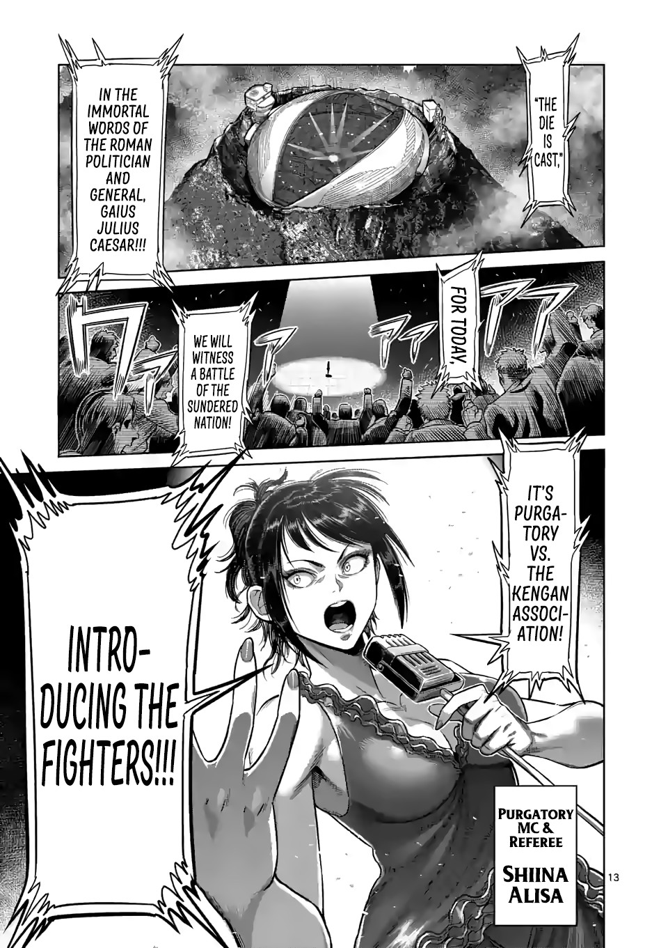 Kengan Omega Chapter 57 page 13 - Chapter 57: The Fighters Enter