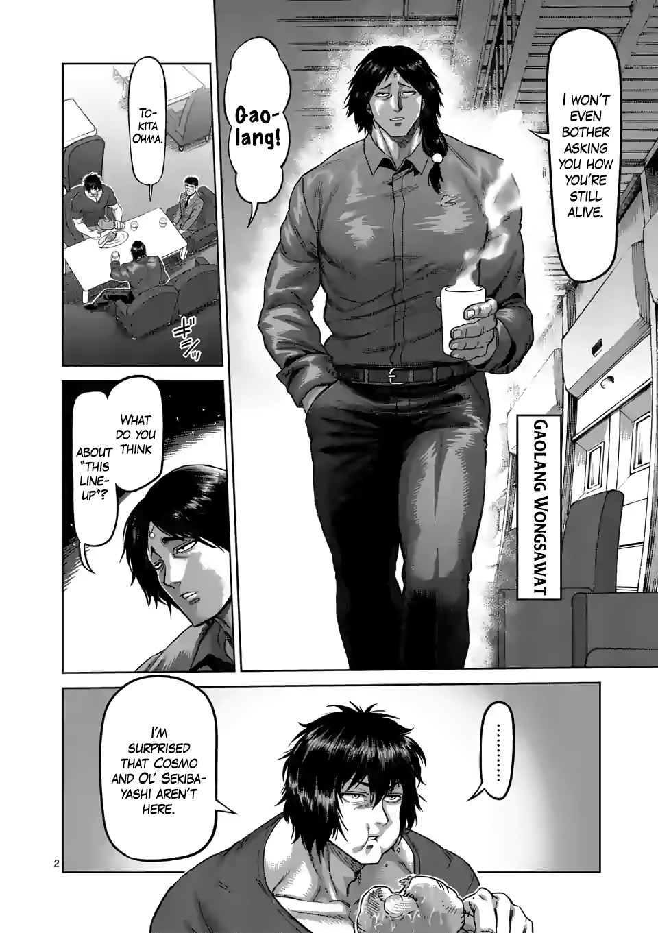 Kengan Omega Chapter 57 page 2 - Chapter 57: The Fighters Enter