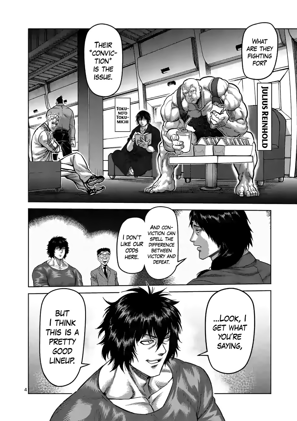 Kengan Omega Chapter 57 page 4 - Chapter 57: The Fighters Enter
