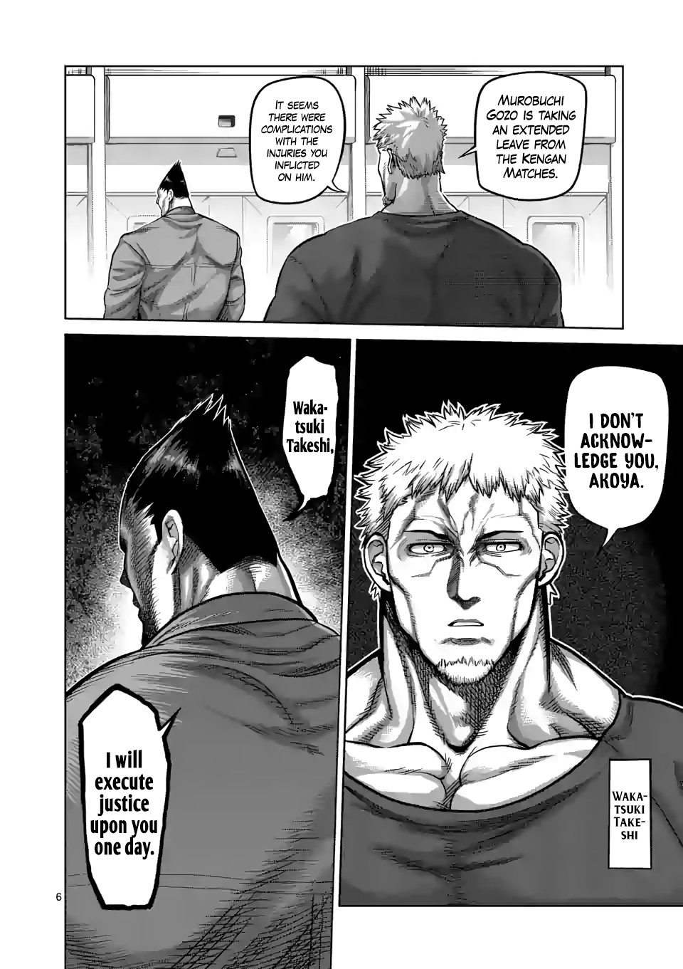 Kengan Omega Chapter 57 page 6 - Chapter 57: The Fighters Enter