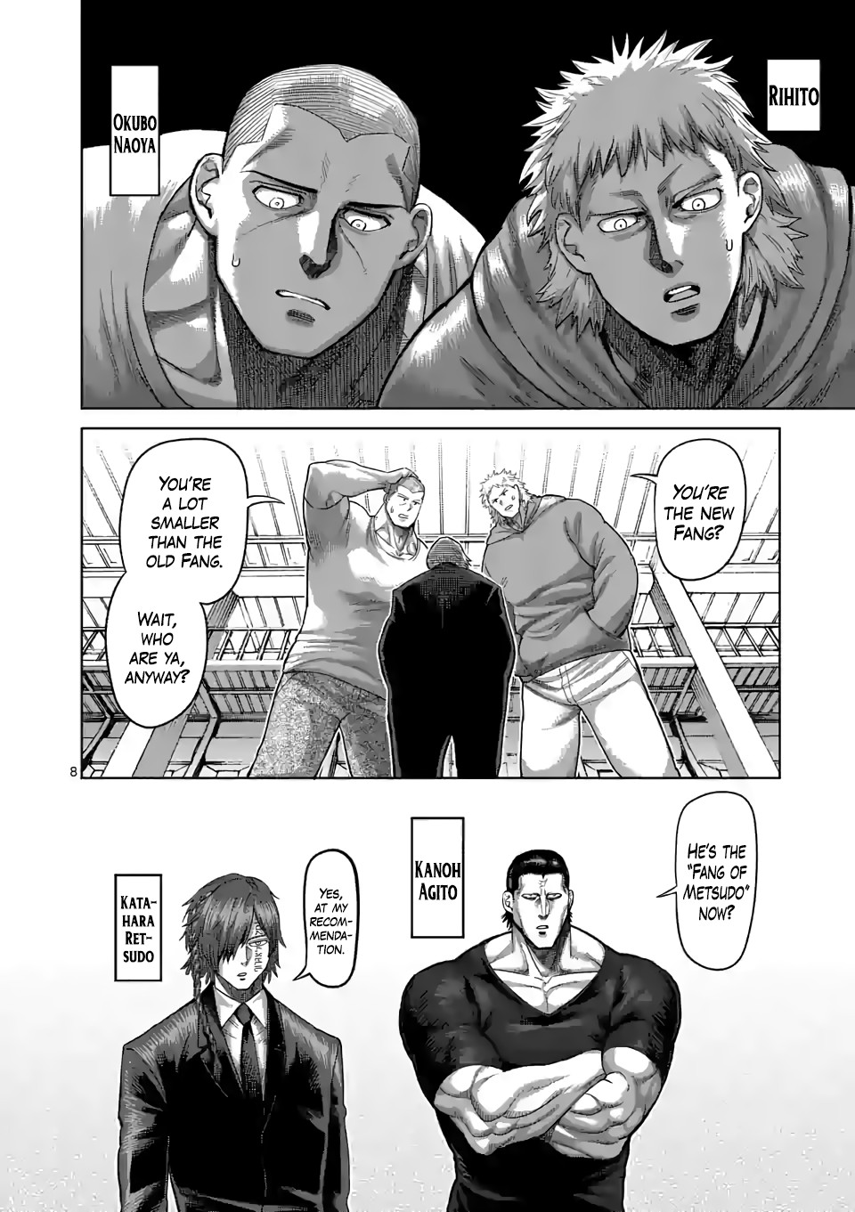 Kengan Omega Chapter 57 page 8 - Chapter 57: The Fighters Enter