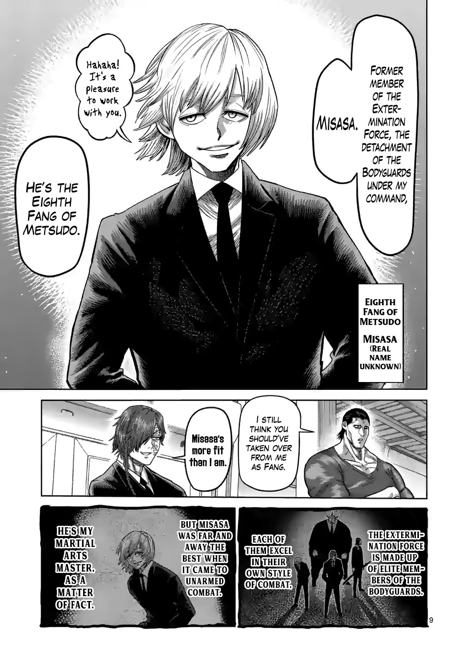 Kengan Omega Chapter 57 page 9 - Chapter 57: The Fighters Enter
